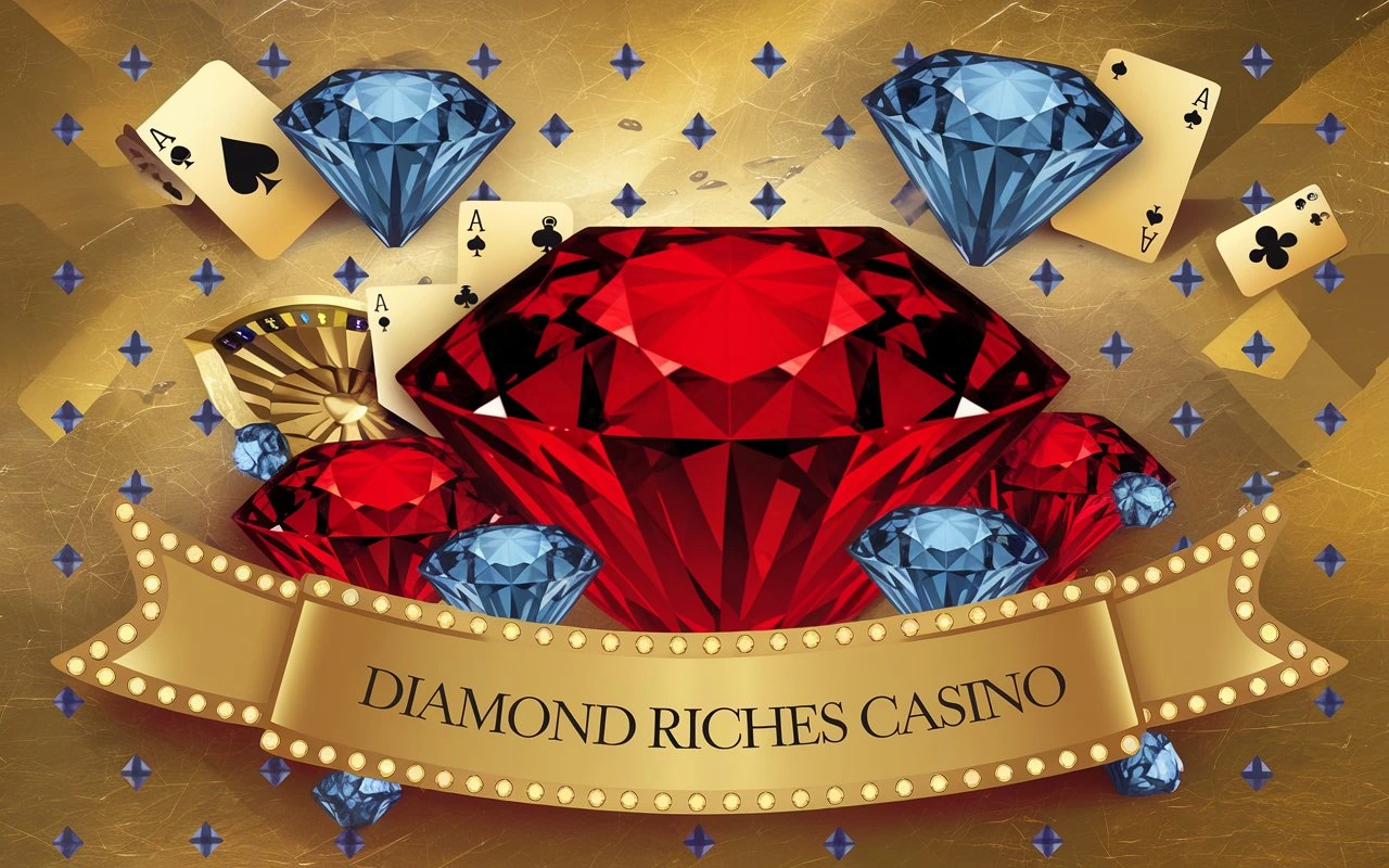 on image text 'DIAMOND RICHES CASINO'