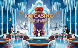 on image text 'Ice Casino: Seu Reino Congelado de Diversão'