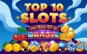 on image text 'RTP Slots PG: Top 10 Slots PG com Maior RTP no Brasil'