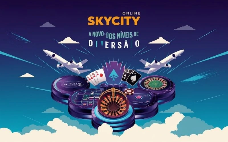 on image text 'SkyCity Online Casino: Alce Voo a Novos Níveis de Diversão'