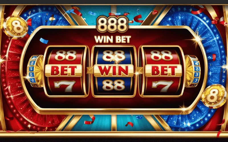 on image text '888 WIN BET'