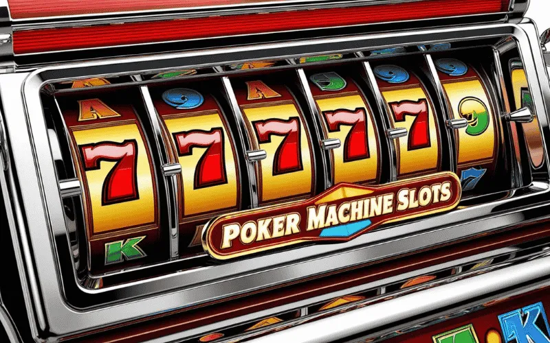 on image text 'POKER MACHINE SLOTS'